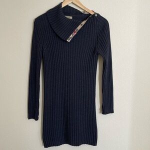 Burberry Long Sweater Mini Dress Size Small